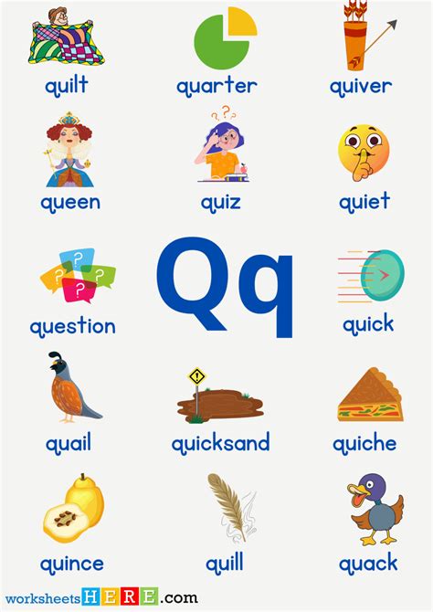 q words kids.